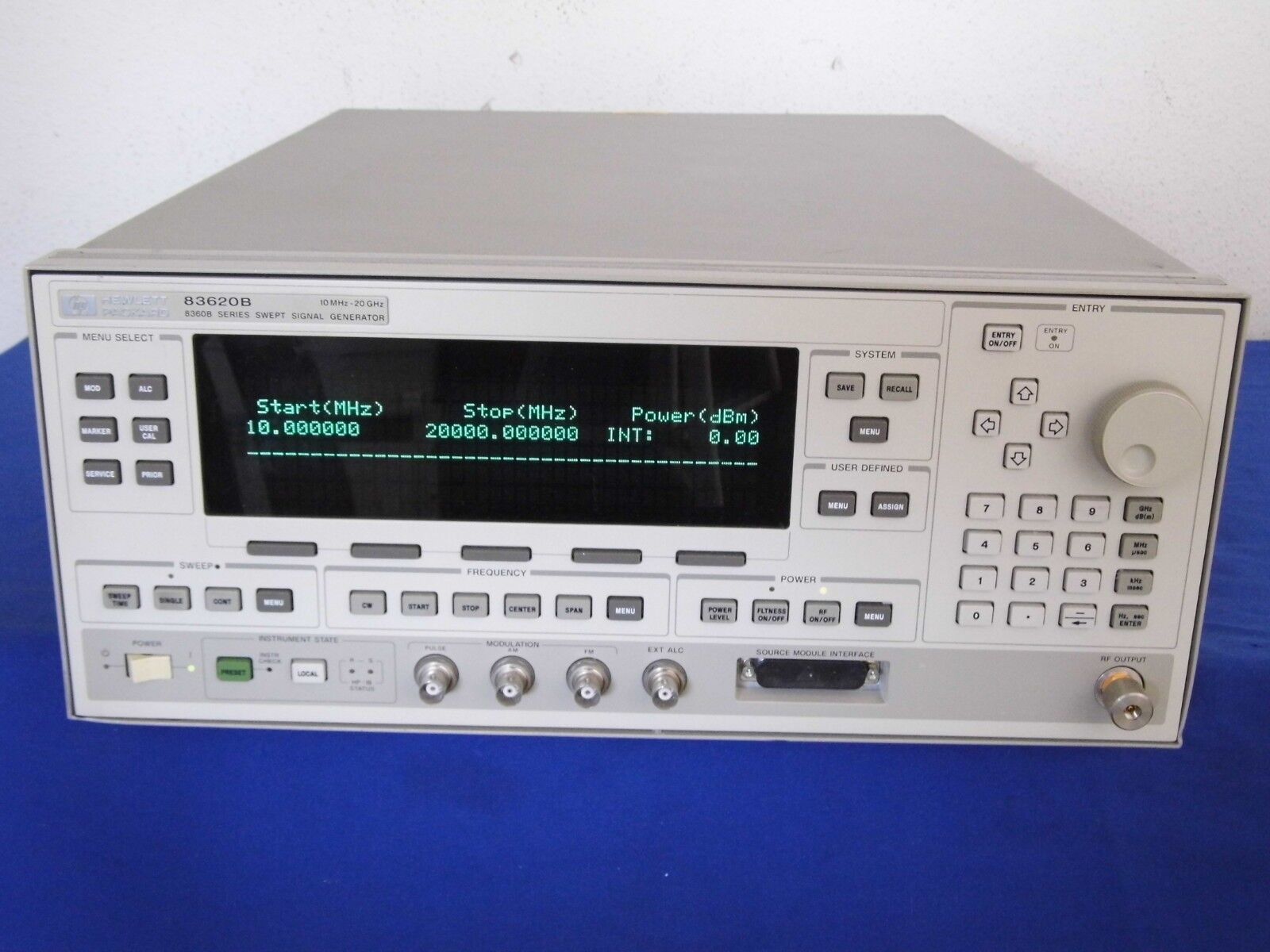 Agilent HP 83620B 001-002-006-008 Synthesized Sweeper 10MHz - 20GHz, 2 in stock Agilent HP 83620B 001-002-006-008 Synthesized Sweeper 10MHz - 20GHz, 2 in stock